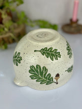 Load image into Gallery viewer, #78 Green Oak Mixing Bowl
