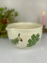 Load image into Gallery viewer, #78 Green Oak Mixing Bowl
