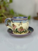 Load image into Gallery viewer, #41 Echinacea &amp; Lavender Teacup
