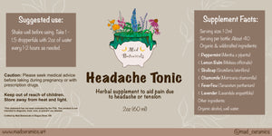 Headache Tonic Tincture