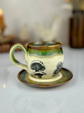 Load image into Gallery viewer, #71 Mushroom Teacup + Saucer
