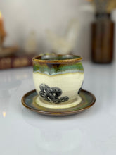 Load image into Gallery viewer, #71 Mushroom Teacup + Saucer
