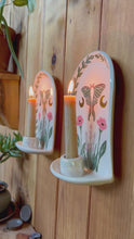 Load and play video in Gallery viewer, #12 Luna Moth Garden Candle Sconce
